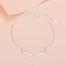 Carregar imagem no visualizador da galeria, Pulseira de pingente da sorte de prata esterlina 925 para mulheres, corrente, pulseiras redondas, moda, luxo, qualidade, joias.
