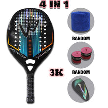 Carregar imagem no visualizador da galeria, Raquete de Tênis de Praia Camewin Adulto Profissional 4 em 1
