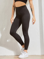 Leggings femininas de cintura alta push up