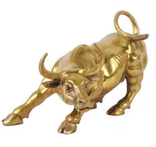 Carregar imagem no visualizador da galeria, Estatueta  Golden Wall Street Bull
